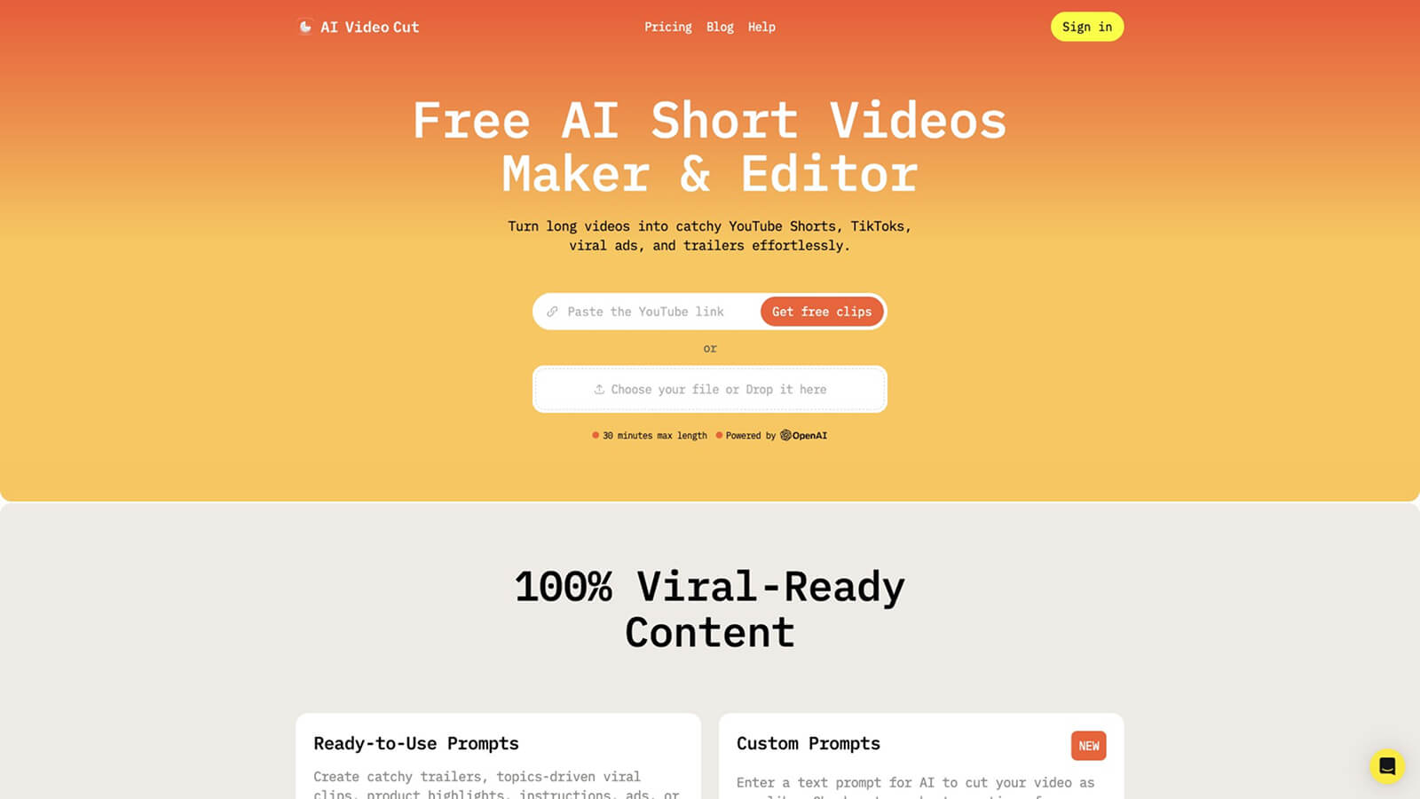 AI Video Cut