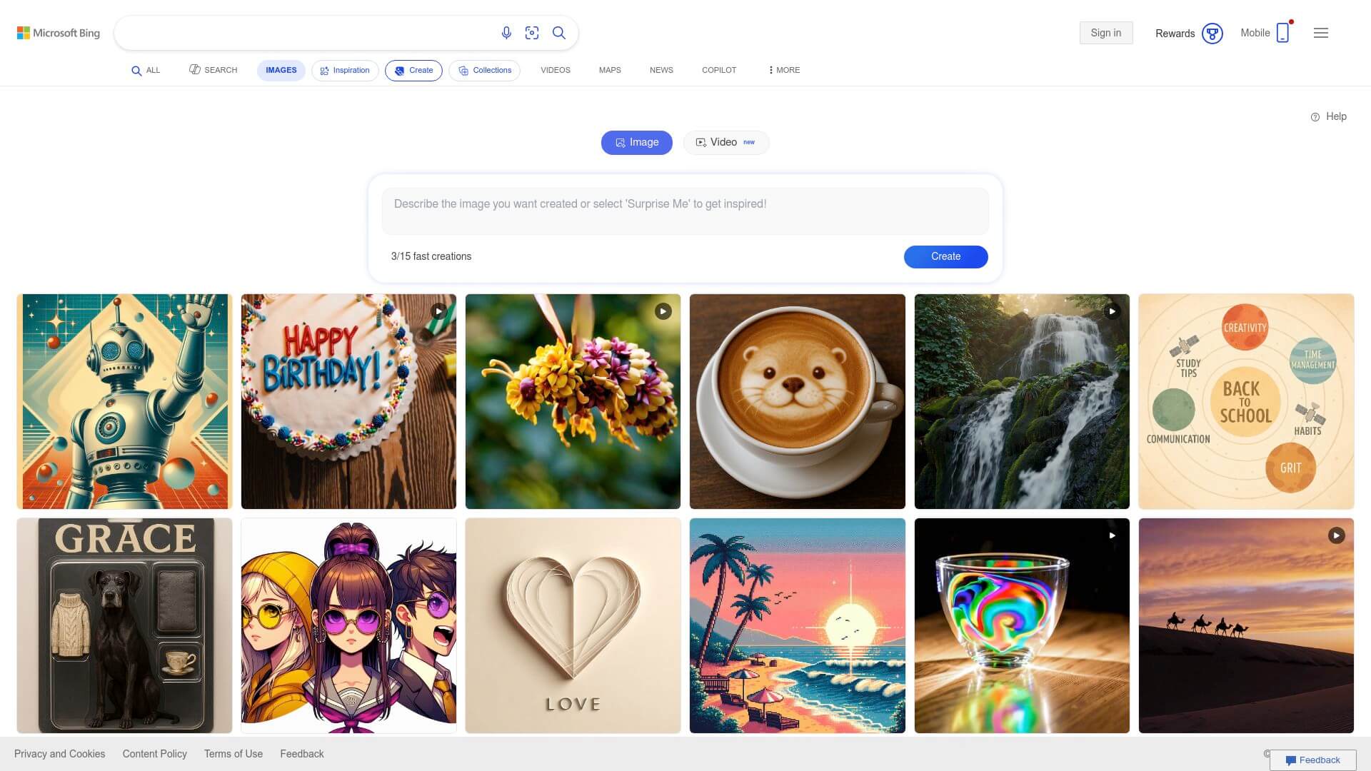 Bing Image Creator
