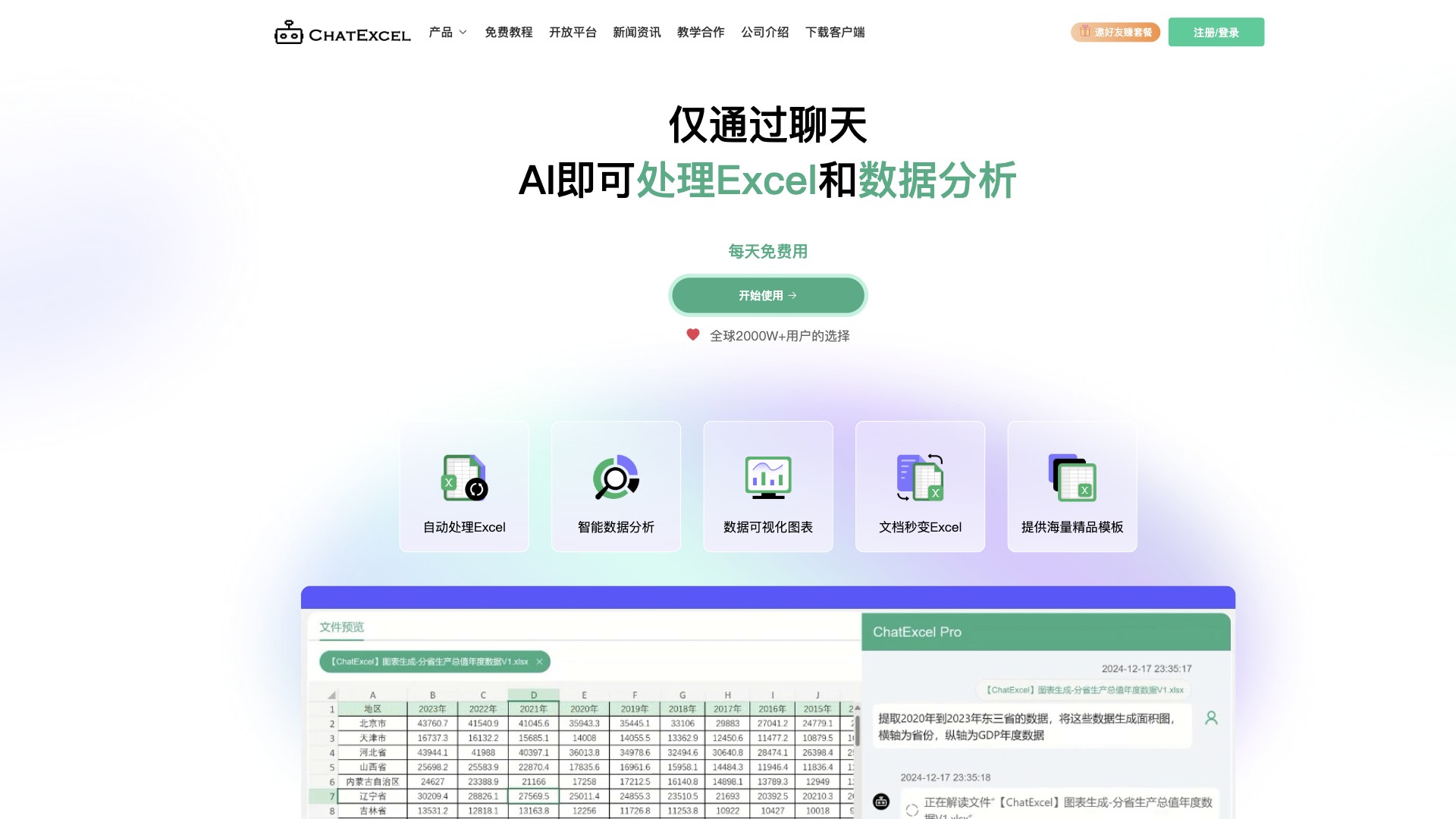 酷表ChatExcel