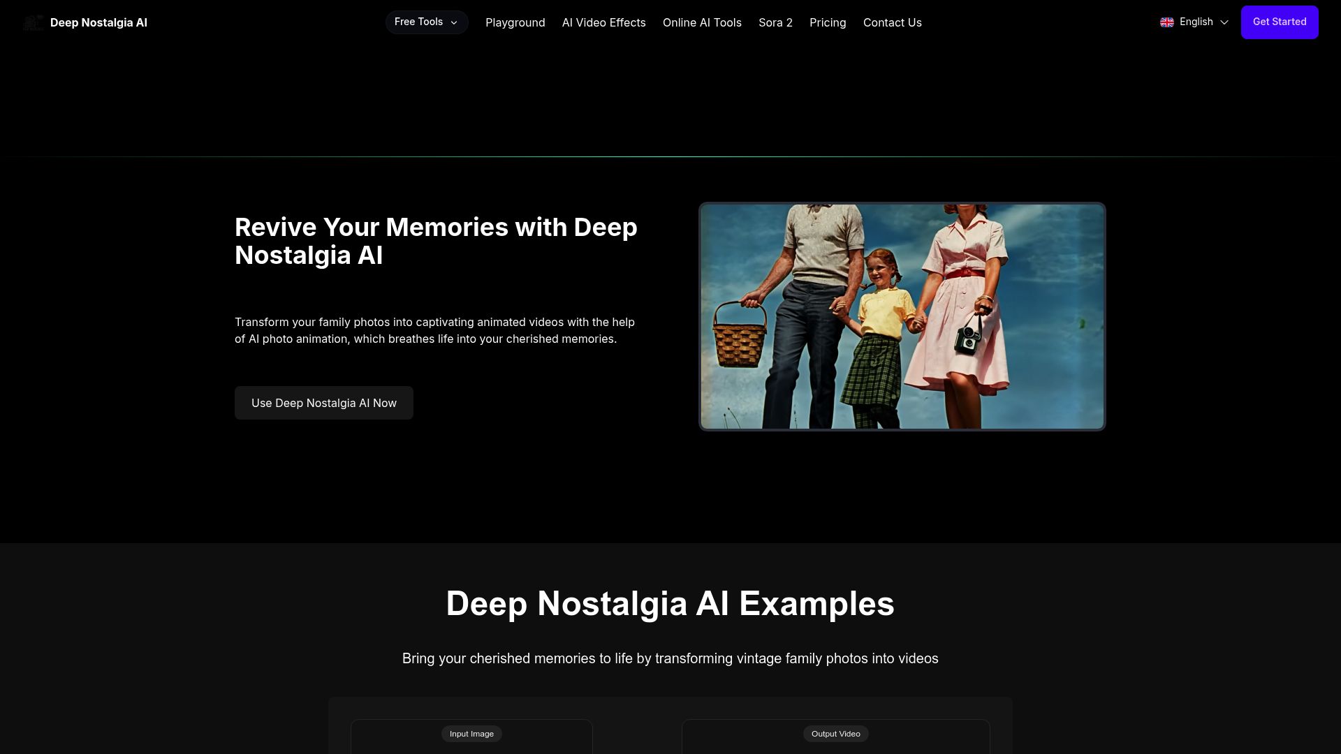 Deep Nostalgia AI