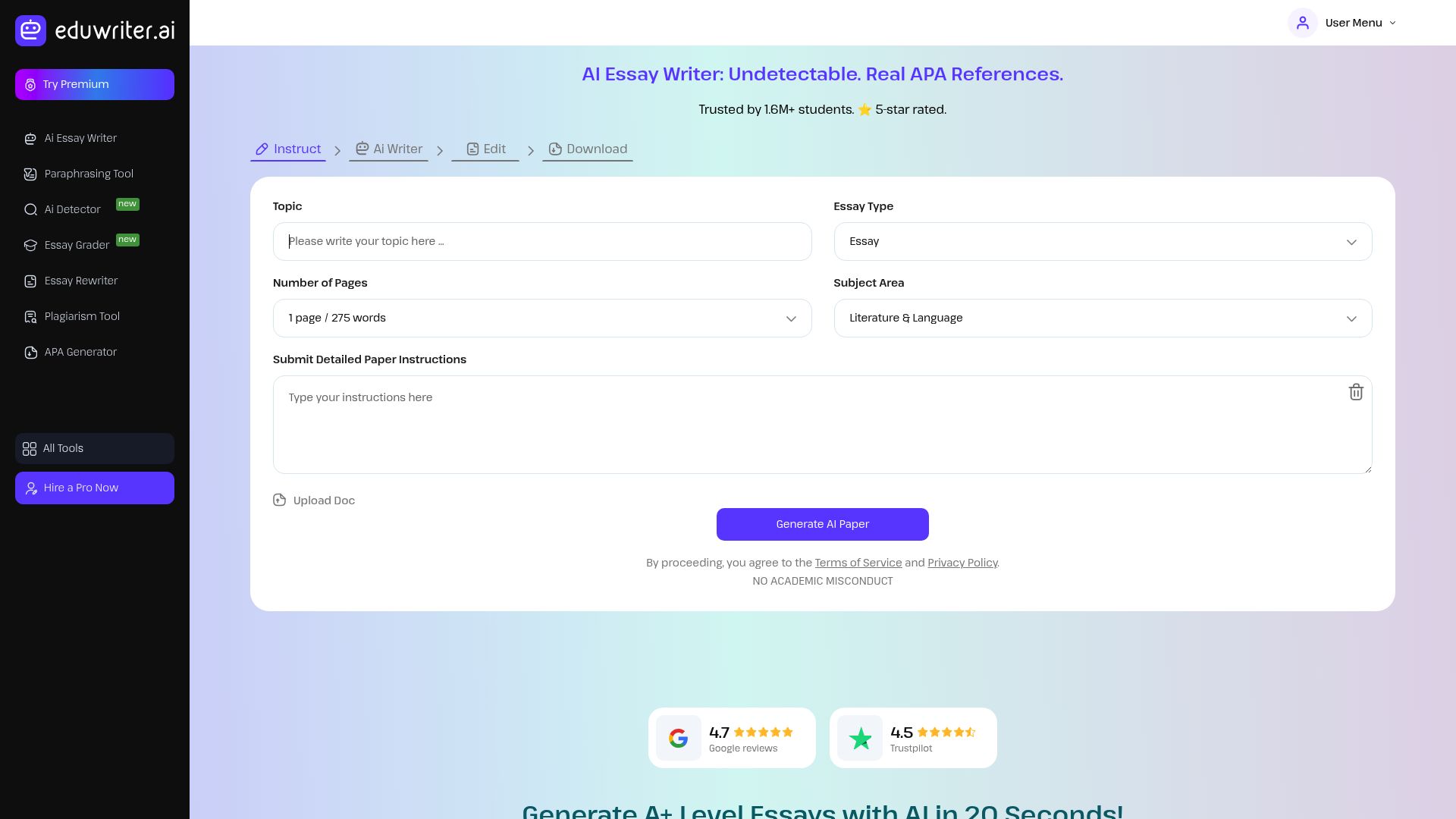 EduWriter.ai