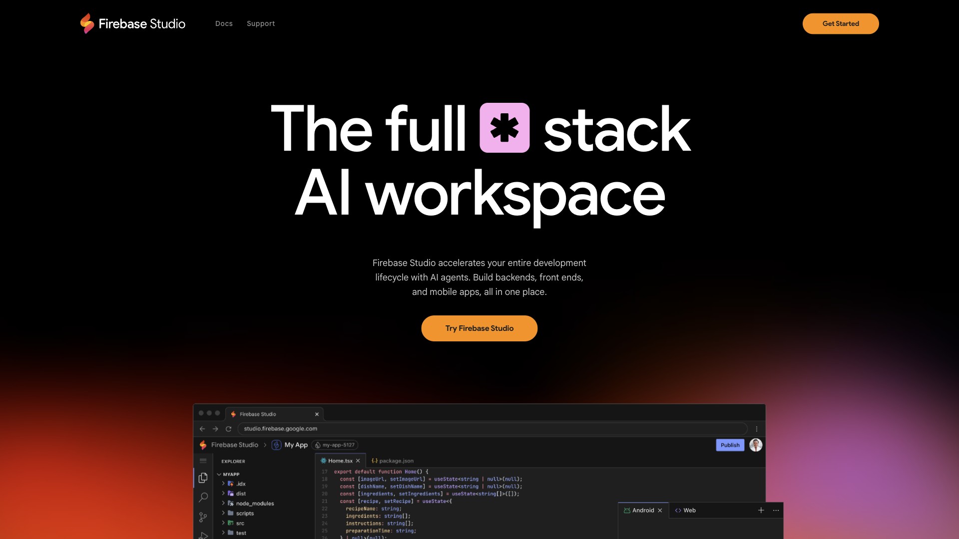 Firebase Studio