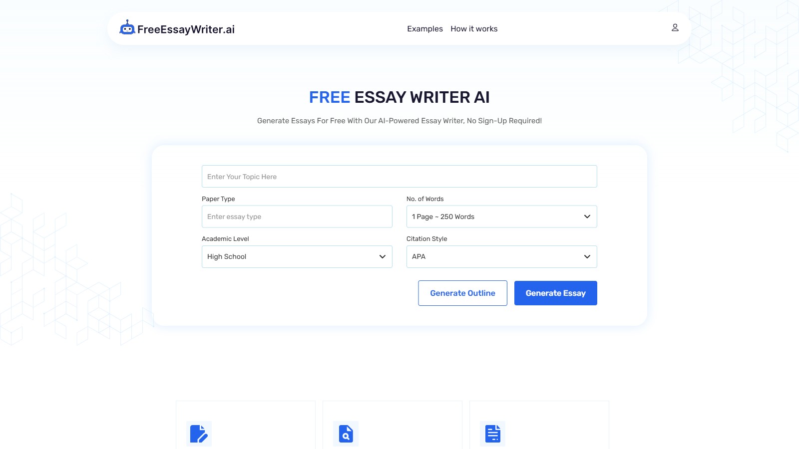 FreeEssayWriter.ai