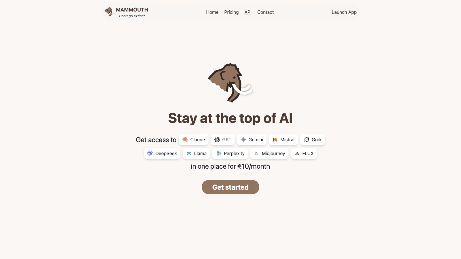 Mammouth AI