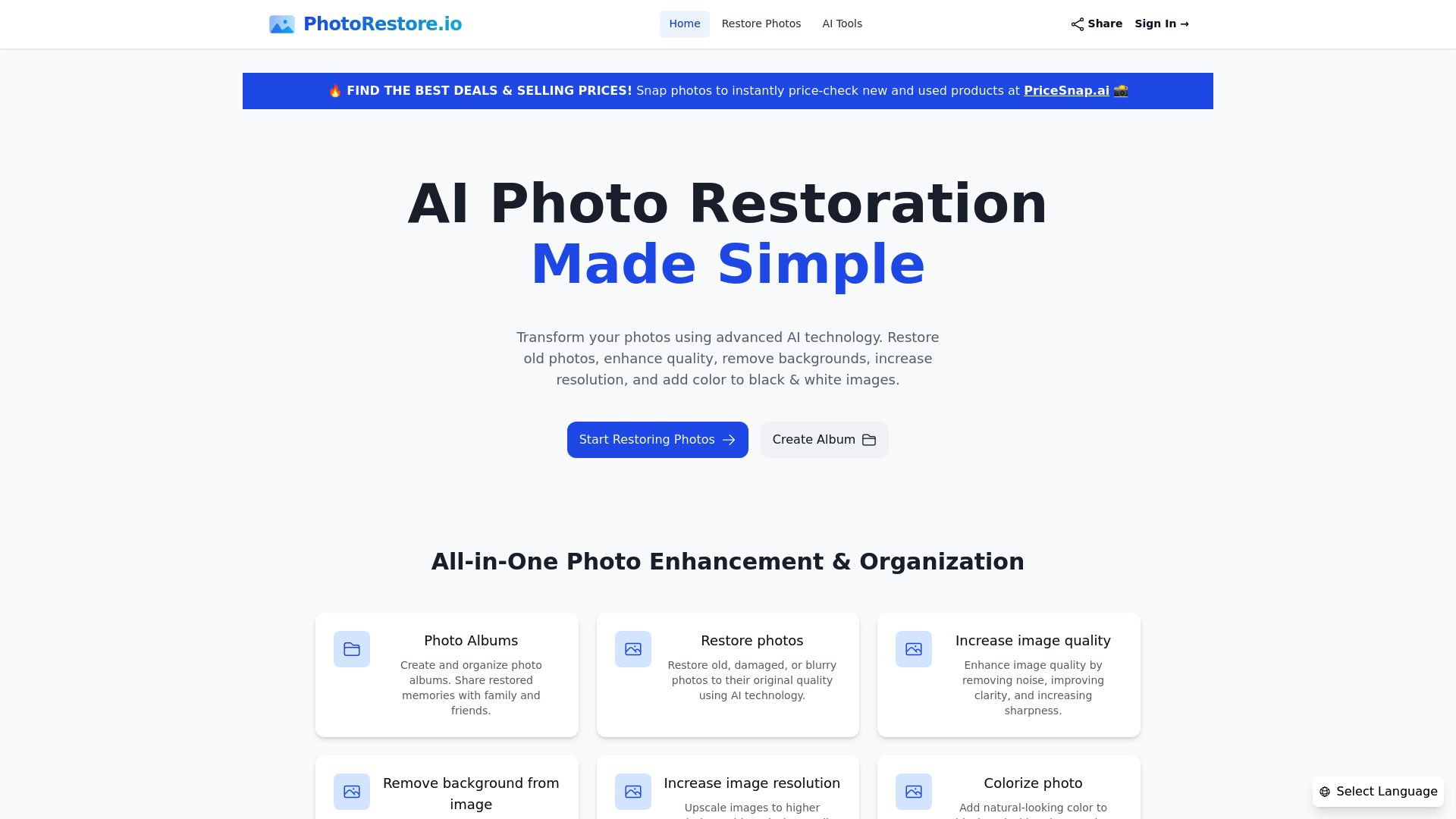 PhotoRestore.io