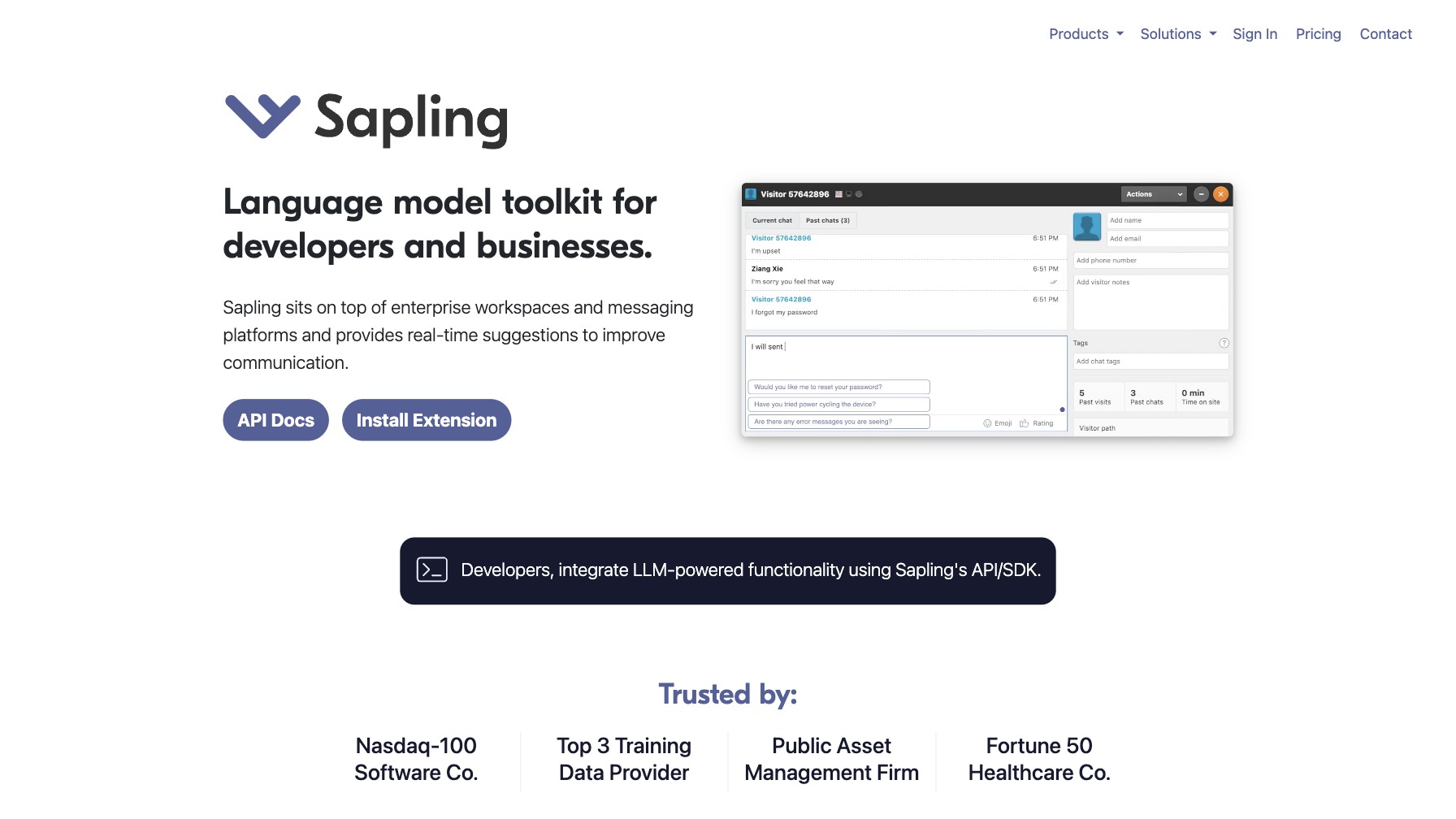 Sapling AI Detector
