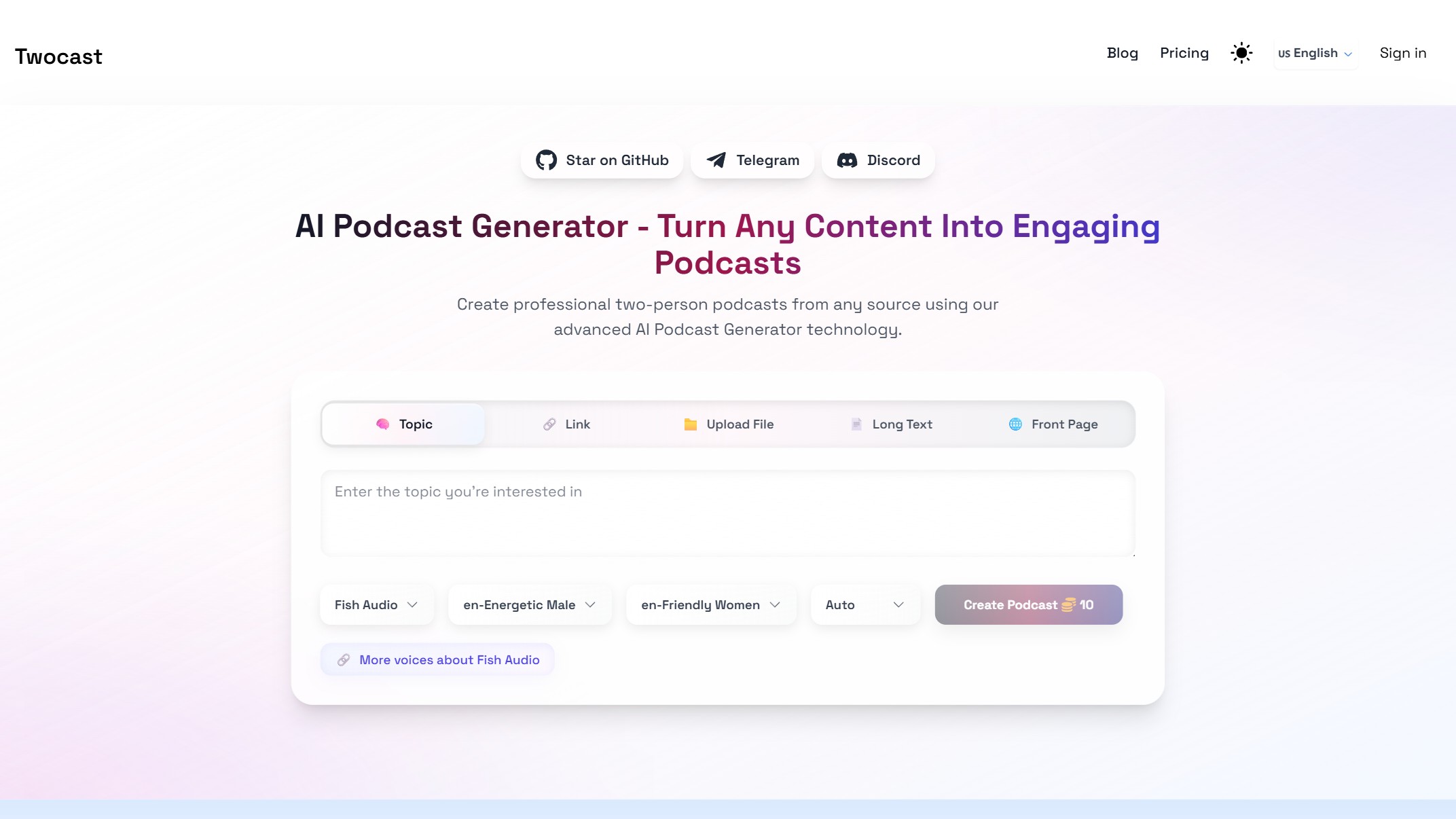 Twocast