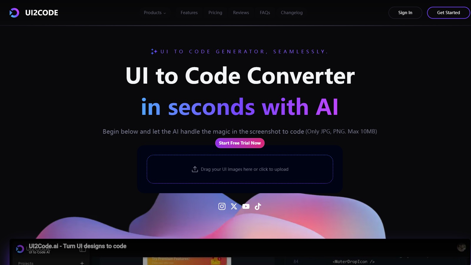 UI to Code AI
